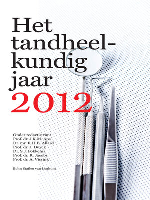 cover image of Het Tandheelkundig Jaar 2012